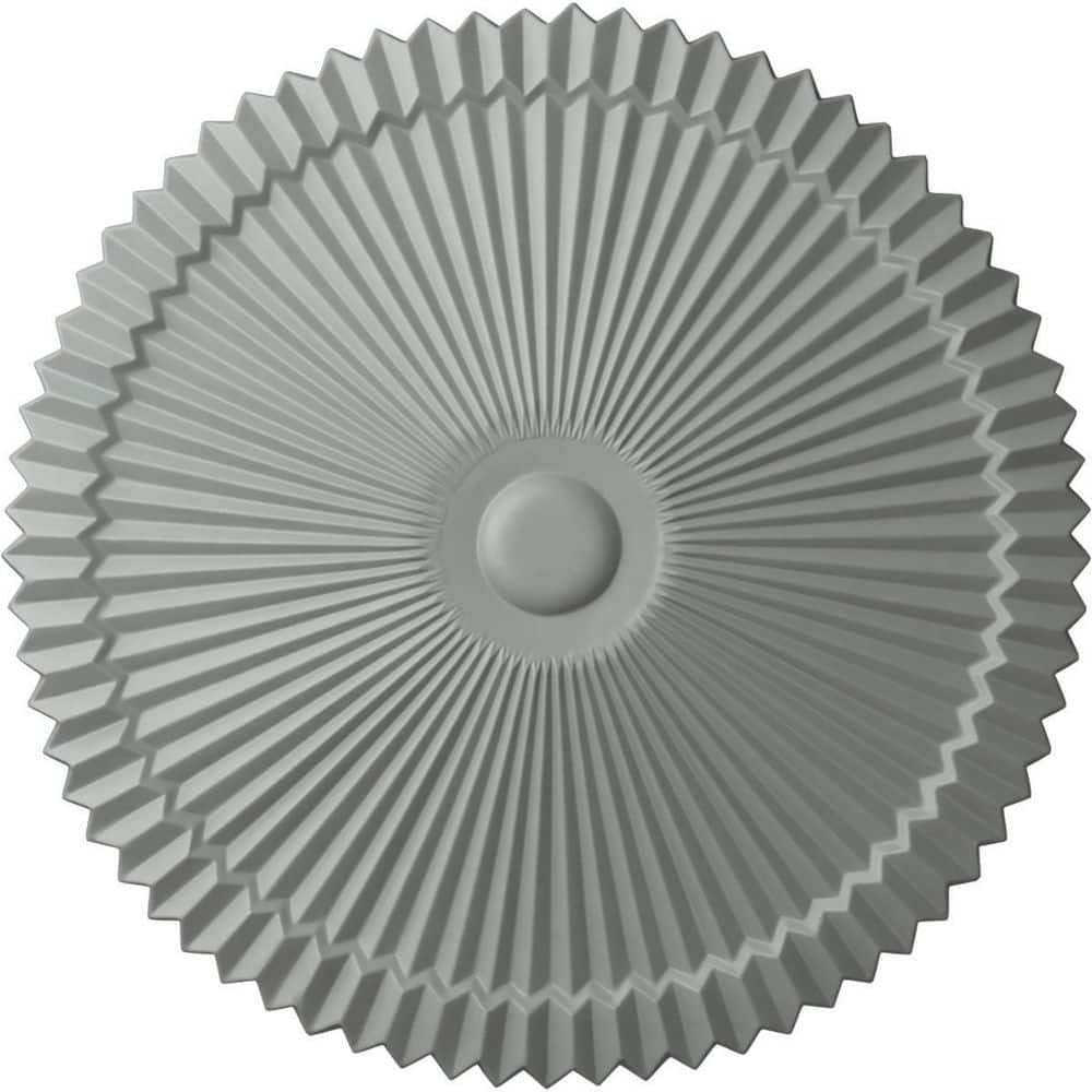 Primed White 24" Decorative Ceiling Medallion