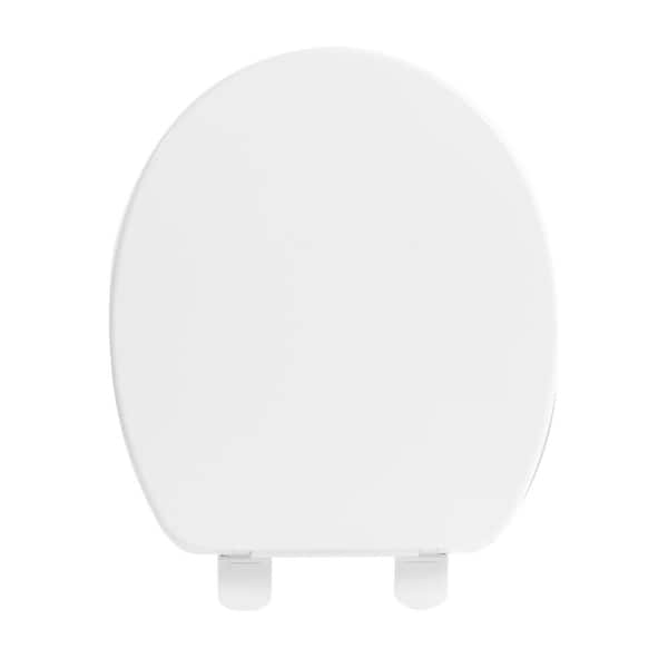 FBJ I3901S Round Close Front Toilet Seat Slow Close Top Mounted in White