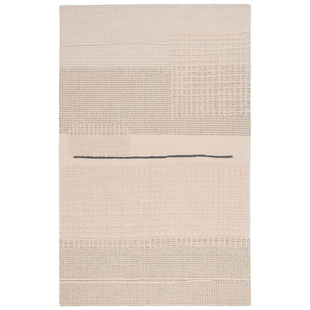Genre 8 ft. x 10 ft. Beige/Gray Abstract Geometric Area Rug price history on PriceWatchPro