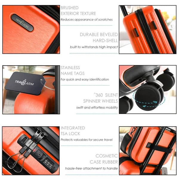 HAUPTSTADTKOFFER - Spree - Set Of 3 Hard-side Luggages Suitcase Hardside Spinner Trolley(20", 24" & 28") TSA (A-Titan) | Luggage Sets