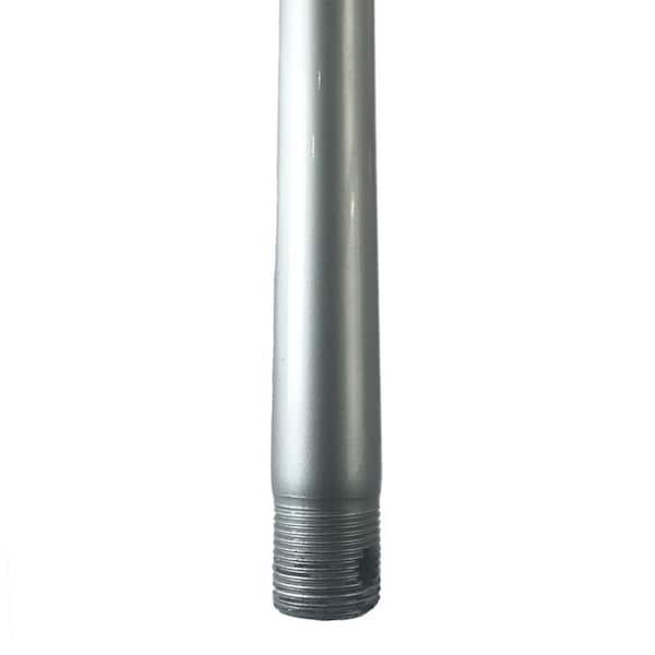 12 in. Automotive Silver Fan Downrod for Modern Forms or WAC Lighting Fans