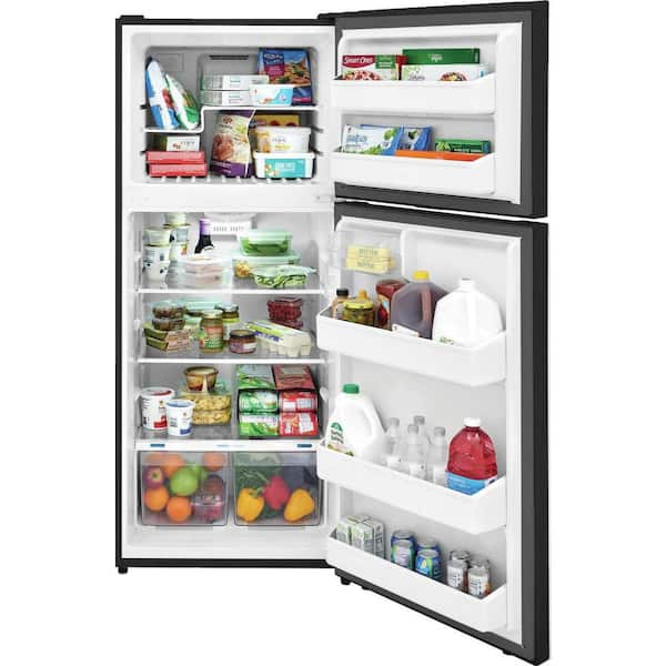 17.6 cu. ft. Top Freezer Refrigerator in Black, ENERGY STAR