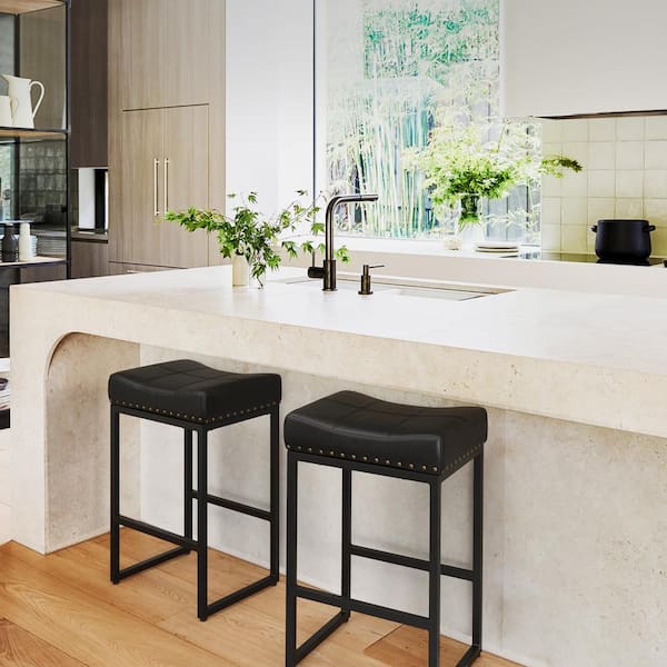 Espresso Angel Line Cambridge Bar Stools 24 LUE BONA 24 Black - Main Image