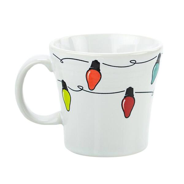 Fiesta 15 oz. Multi-Colored Ceramic Lights Tapered Mug