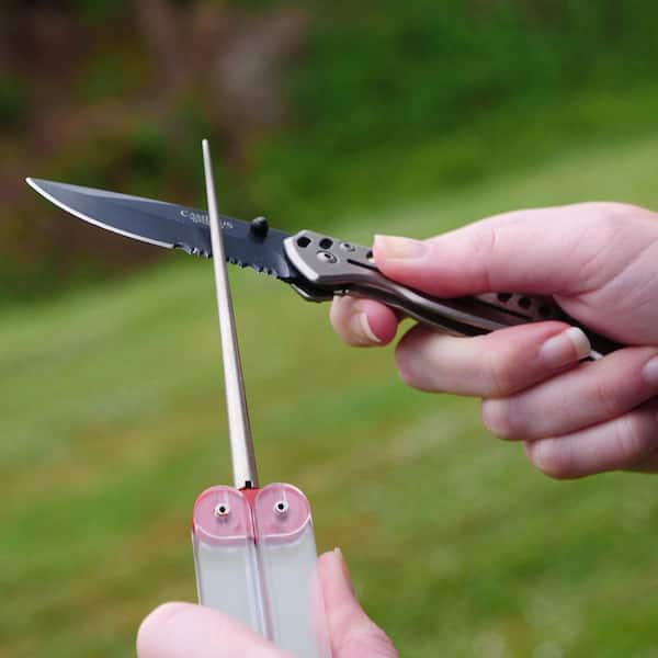 DMT Serrated Knife Sharpening 