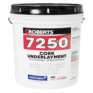 7250 16 qt. (4 Gal.) Professional-Grade Cork Underlayment Floor Adhesive