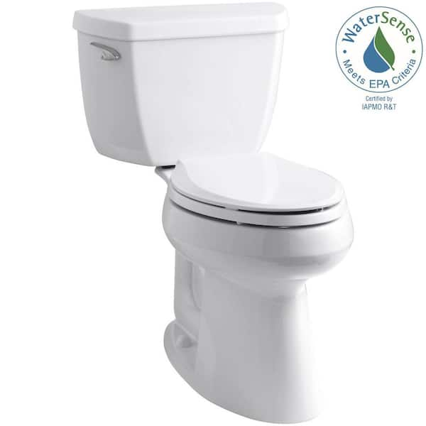 KOHLER Highline White Round Chair Height 2-piece WaterSense Soft Close  Toilet 12-in Rough-In 1.28-GPF in the Toilets department at