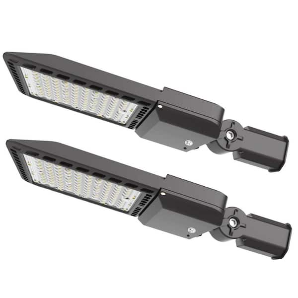 Honbei 1500-Watt Equivalent Integrated LED Bronze Area Light, 5000K ...