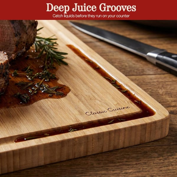 Trademark Wooden Cutting Board M030208 - The Home Depot