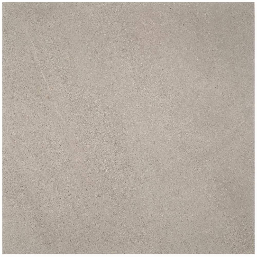 Lincoln 36" x 36" Matte Gray Porcelain Cement Look Tile