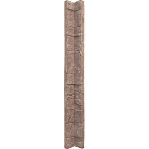 3 in. x 3 in. Mount Vernon Composite Universal Inside Corner for StoneWall Faux Stone Siding Panels