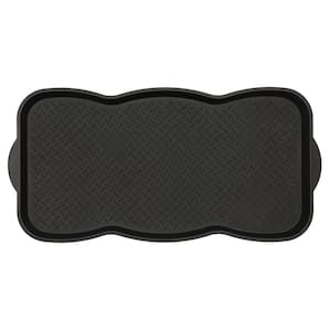 Boot Tray Black 19 in. x 39.5 in. Boot Tray Mat