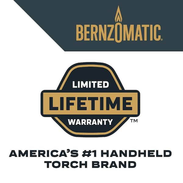 Bernzomatic - DuraCast 4000 Torch with Instant Start/Stop Ignition Compatible with MAP-Pro and Propane Gas