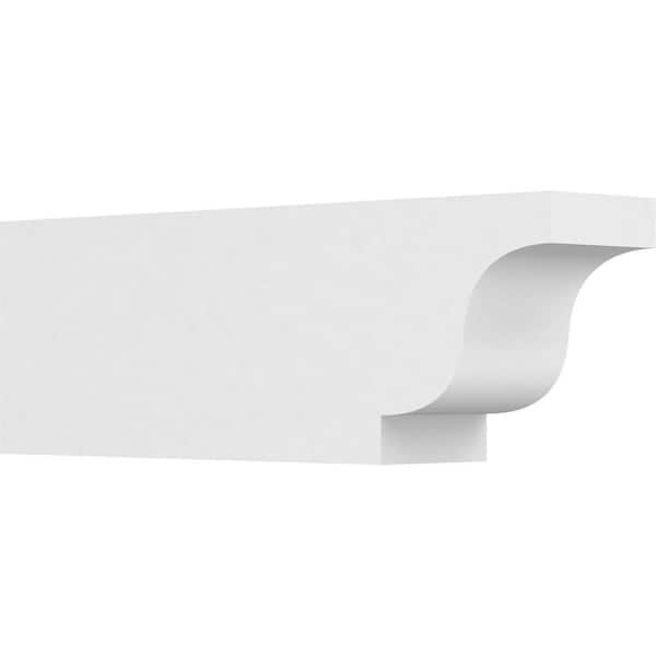 Ekena Millwork 5 in. x 8 in. x 24 in. Standard Newport Architectural Grade PVC Rafter Tail Brace