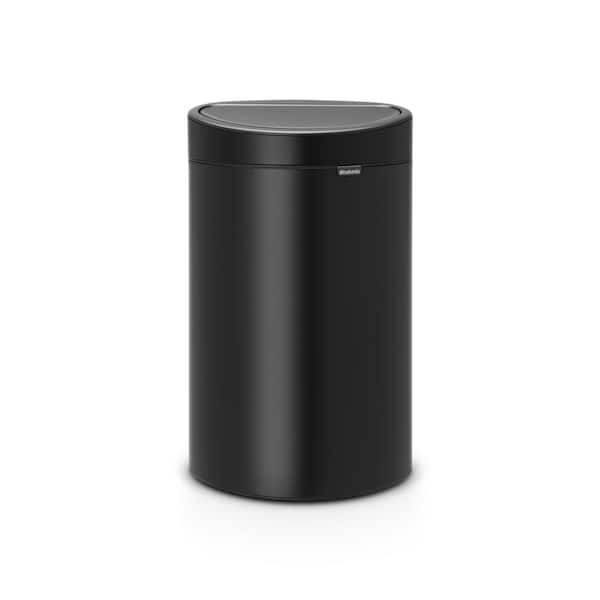 Brabantia Touch Top 3.2 gal. Trash Can New - Matte Black