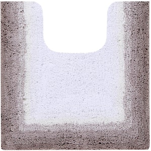 Torrent Collection Beige 20 in. x 20 in. Contour 100% Cotton Tufted Bath Rug