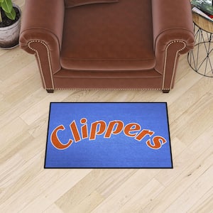 NBA Retro San Diego Clippers Blue 2 ft. x 3 ft. Starter Mat Area Rug