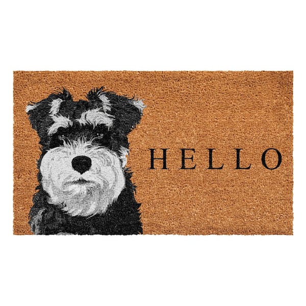 Calloway Mills Black Schnauzer Doormat 24" x 36"