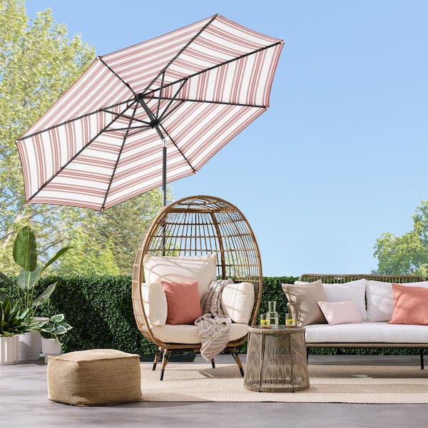 best uv protected patio umbrella Best Choice Products 10ft Solar LED Lighted Patio Umbrella w/ Tilt Adjustment, UV-Resistant Fabric