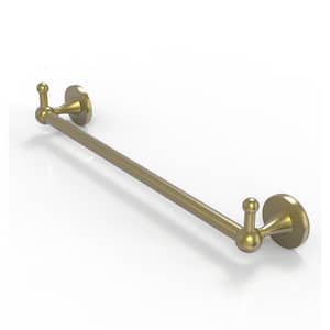 Shadwell Collection 30 in. Towel Bar with Integrated Hooks in Satin Brass