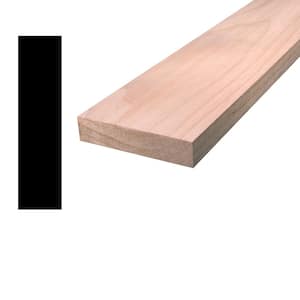 3/4 in. x 3-1/2 in. x 96 in. Knotty Alder Wood S4S Board (Common: 1 in. x 4 in. x 96 in.)