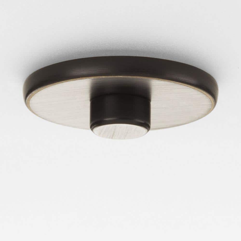Arden Brushed Nickel 2-Light Flush Mount with Linen Shade