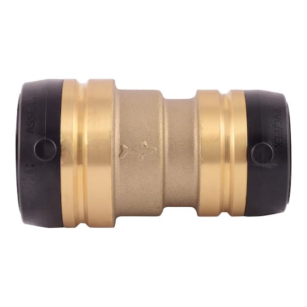 SharkBite 1-1/2 in. x 1-1/4 in. Push-to-Connect Brass Reducing Coupling Fitting