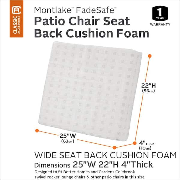 Chair cushion hot sale inserts