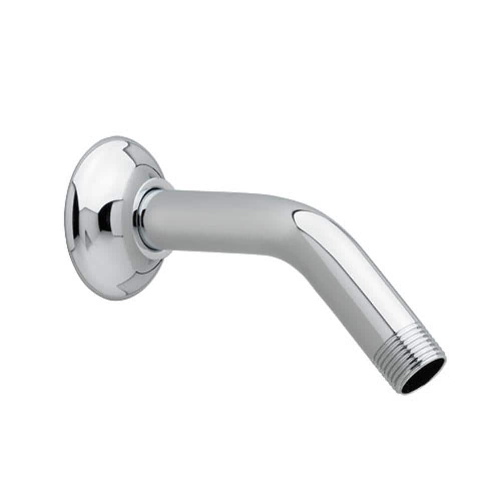 Standard Shower Arm and Flange, Polished Chrome