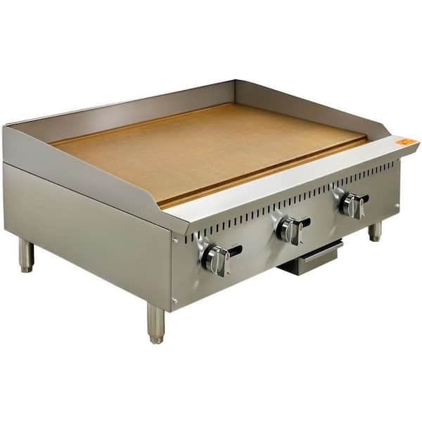 36 in. Commercial NSF Manual griddle ECDM36 Stainless Steel