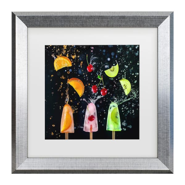 Trademark Fine Art Dina Belenko Action Popsicle Collection Matted Framed Photography Wall Art 19.5 in. x 19.5 in.