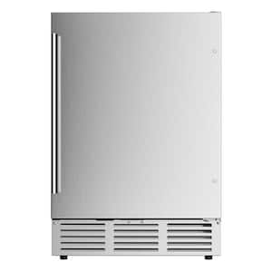 24 in. Singe Zone Beverage and Wine Cooler in Stainless Steel