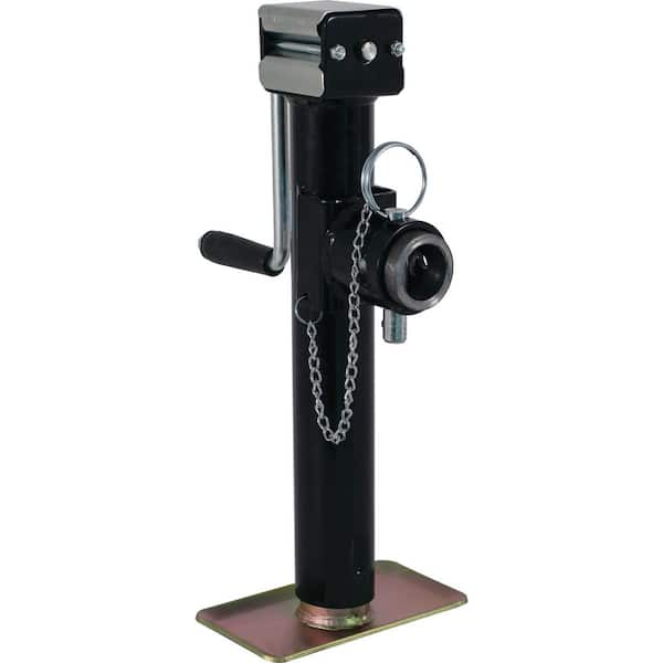 Buyers Products Company Travel Side Wind Jack with Swivel Mount 10 in. 5,000 lbs. Capacity