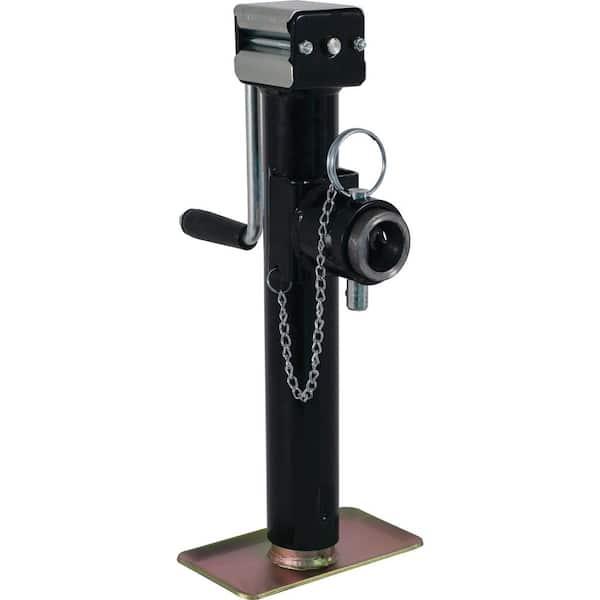BUYERS PRODUCTS Travel Side Wind Jack with Swivel Mount 10 in. 5,000 lbs. Capacity
