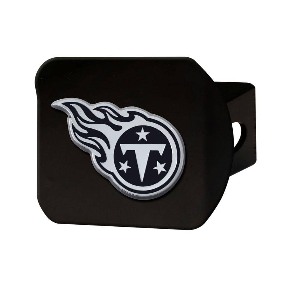 FANMATS NFL - Tennessee Titans 3D Chrome Emblem on Type III Black Metal ...