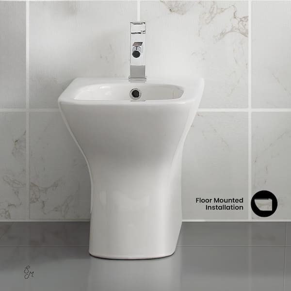 新品未使用SISANDI MIES BRAZILIAN whiteサイズ2 Swiss Madison Carre Elongated Bidet in White SM-BD228 - The Home Depot