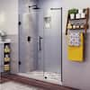 Aston Belmore 47.25 In. To 48.25 In. X 72 In. Frameless Hinged Shower 