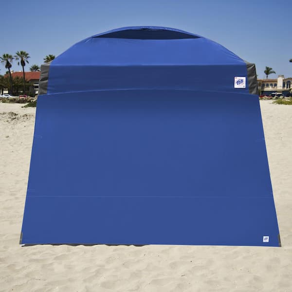 10 ft. Royal Blue Sidewall, Zipper-Free, Fits E-Z UP 10 ft. x 10 ft. Angle Leg Shelter (Not Included)