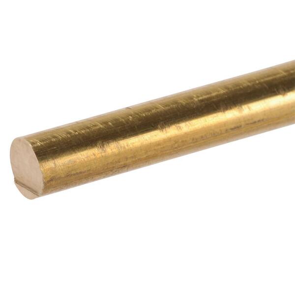 thumbnail image 2 of 3/8 Inch C360 Brass Round Rod - 48 Inch Length Solid Bar Stock (48 Pieces) 2 of 11