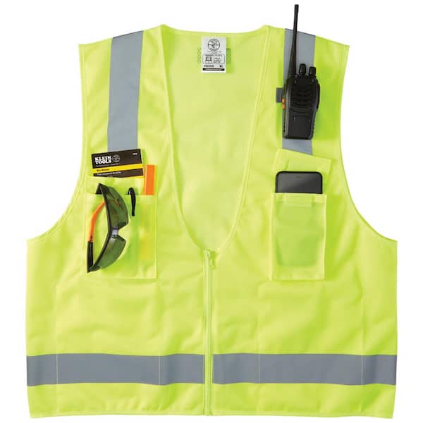 Klein Tools Safety Vest, High-Visibility Reflective Vest, XL 60268