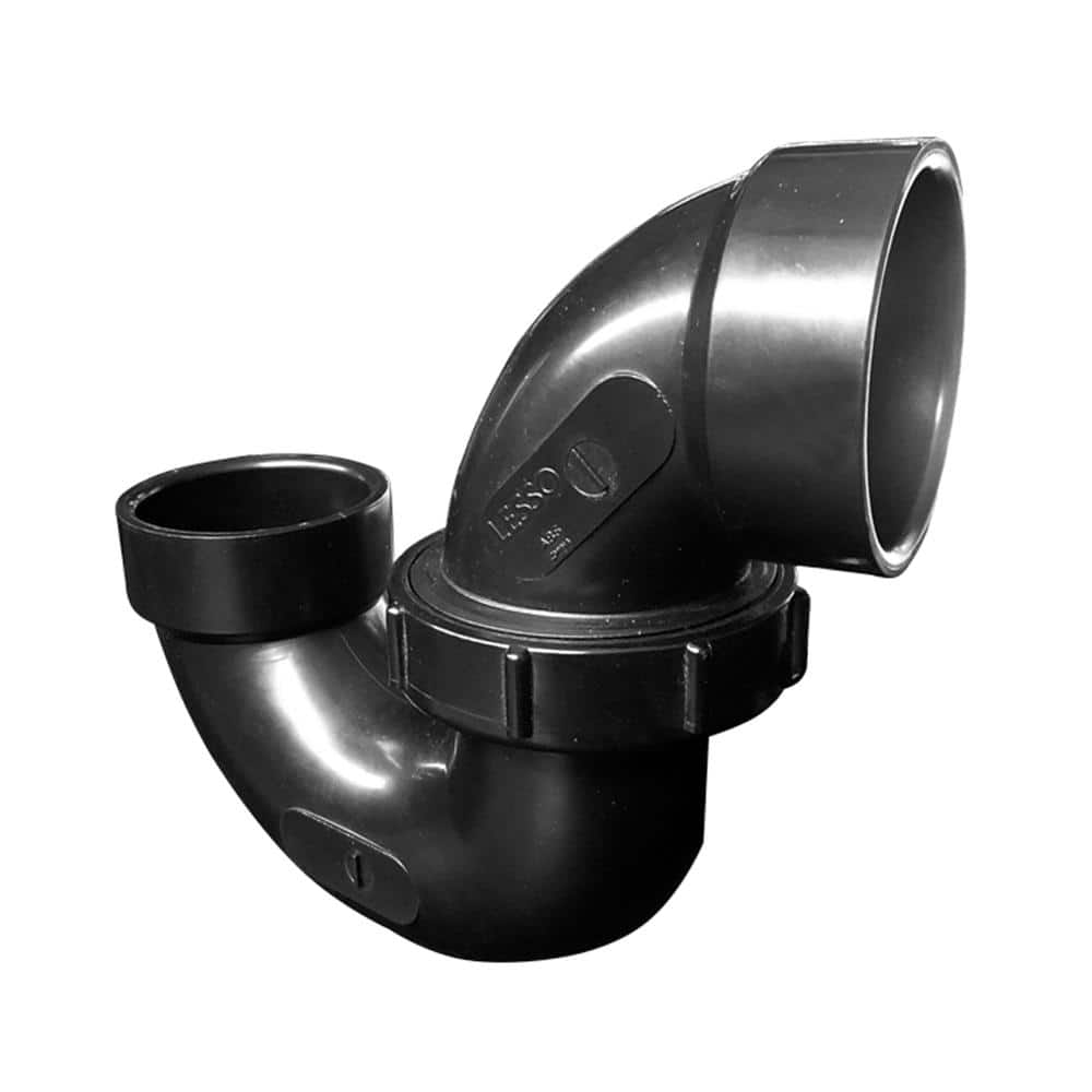 IPEX 1-1/2 in. ABS DWV Hub x Hub P-Trap with Union 427016 - The