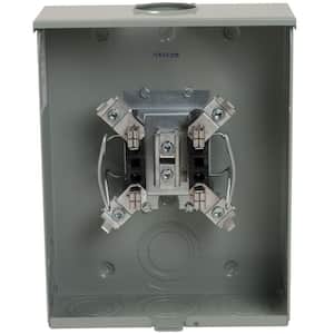 200 Amp Ringless-Horn Bypass Overhead or Underground Meter Socket Bundle with 2 in. A Hub