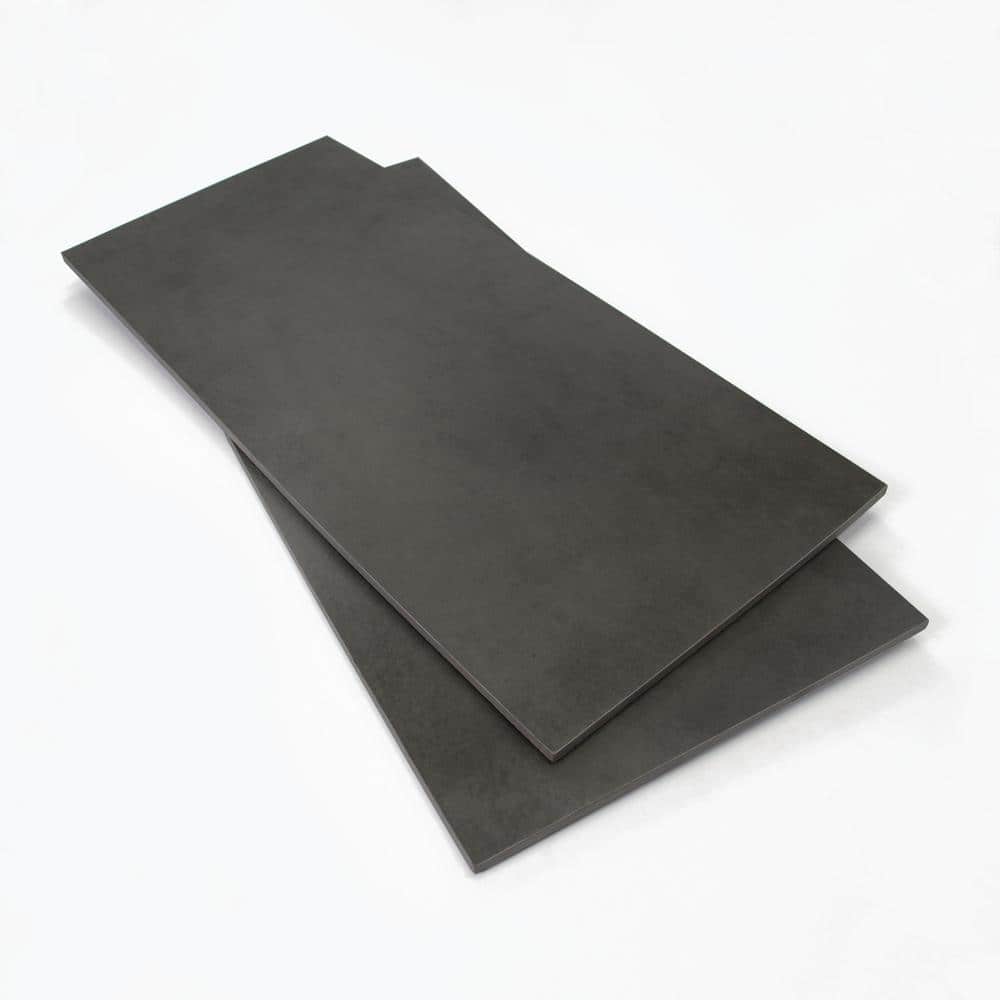 Matte Steel 12x24 Porcelain Tile with Pressed Edges