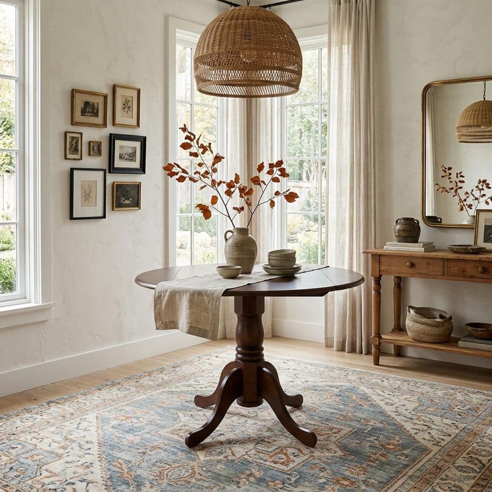 International Concepts Espresso Solid Wood Dropleaf Dining Table