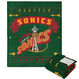 NBA Hardwood Classics Supersonics Silk Touch Sherpa Throw