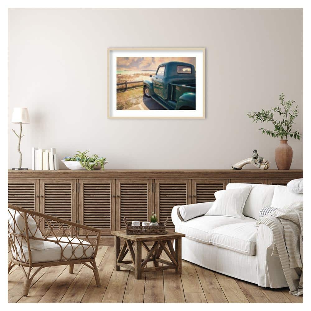 Great Ride Great View Framed Giclee Print in Svelte Natural
