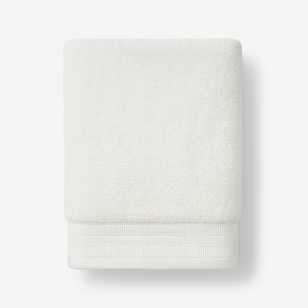 The Company Store Company Cotton Plush Spa Solid Cream Cotton Single Bath Towel