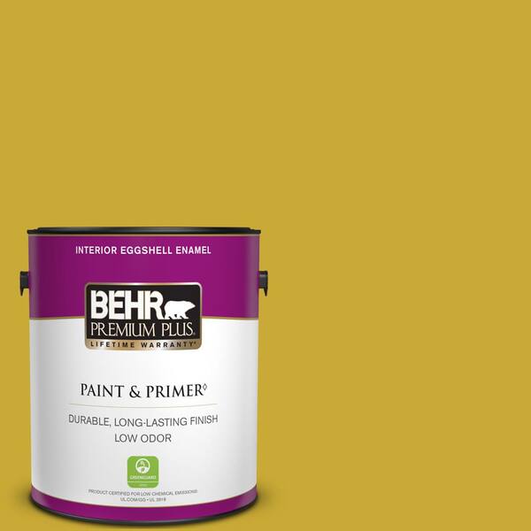 BEHR PREMIUM PLUS 1 gal. #P320-7 Sweet and Sour Eggshell Enamel Low Odor Interior Paint & Primer
