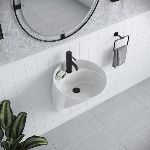 Calice 18 in. Wall-Mount Bathroom Sink