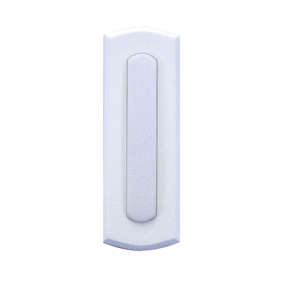 UPC 853009001970 product image for Wireless Battery Operated Doorbell Push Button, Colonial Style White | upcitemdb.com